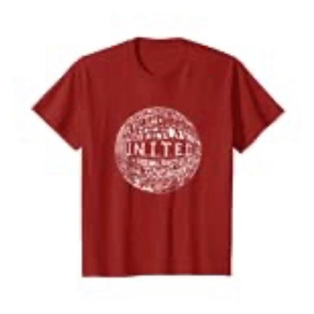 Manchester‎ United White Typography Print t-shirt